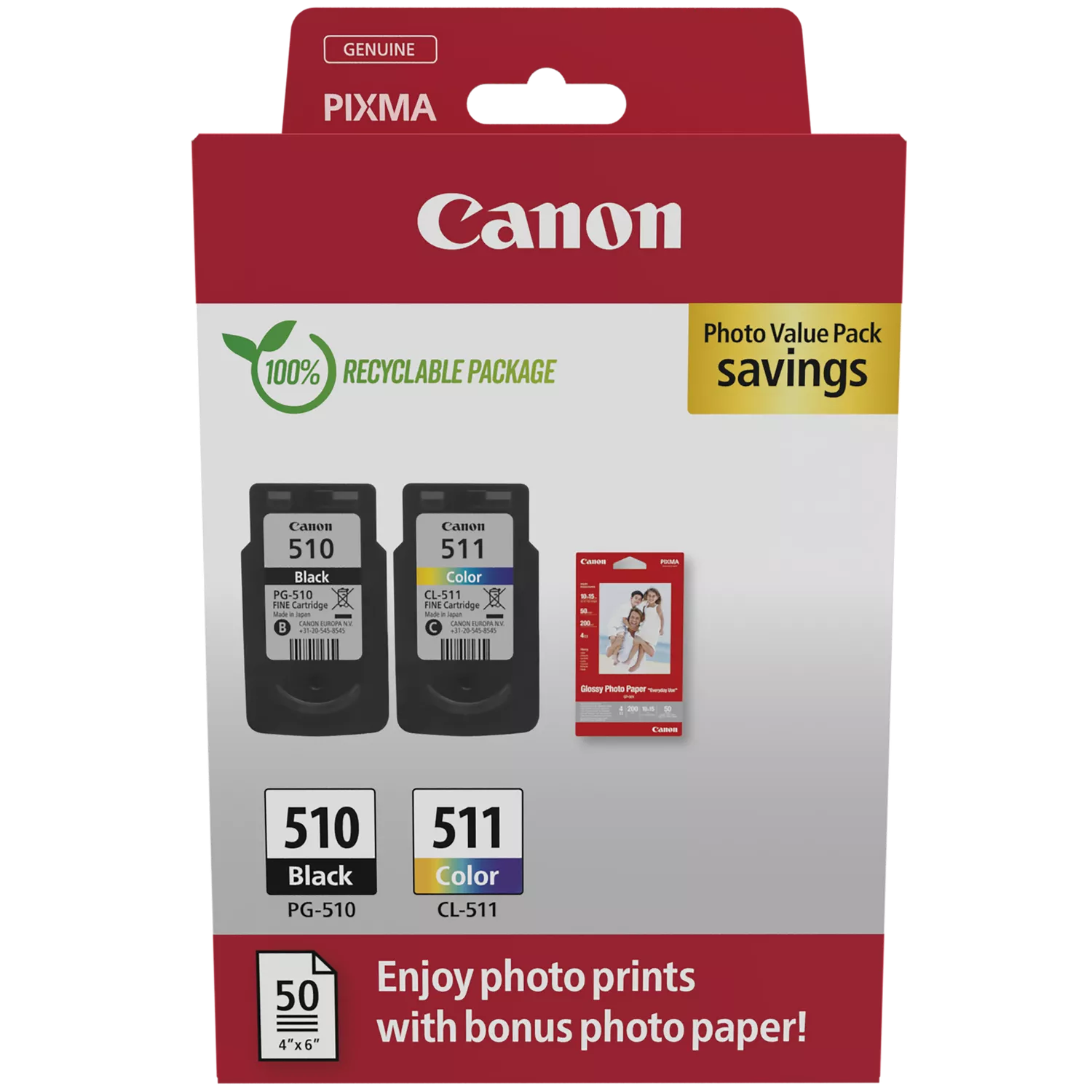 Canon PG510 CL511 Value Pack