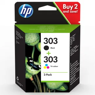 Original HP 303 Black & Colour Ink Cartridge Multipack
