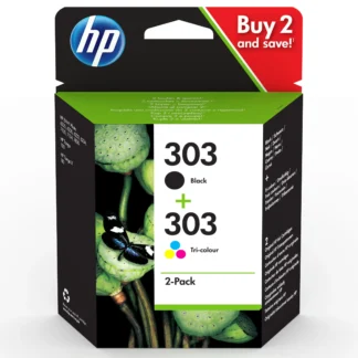 Original HP 303 Black & Colour Ink Cartridge Multipack