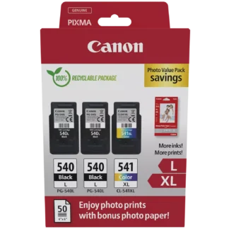 Canon PG540L x2 / CL541XL Ink Cartridge Value Pack