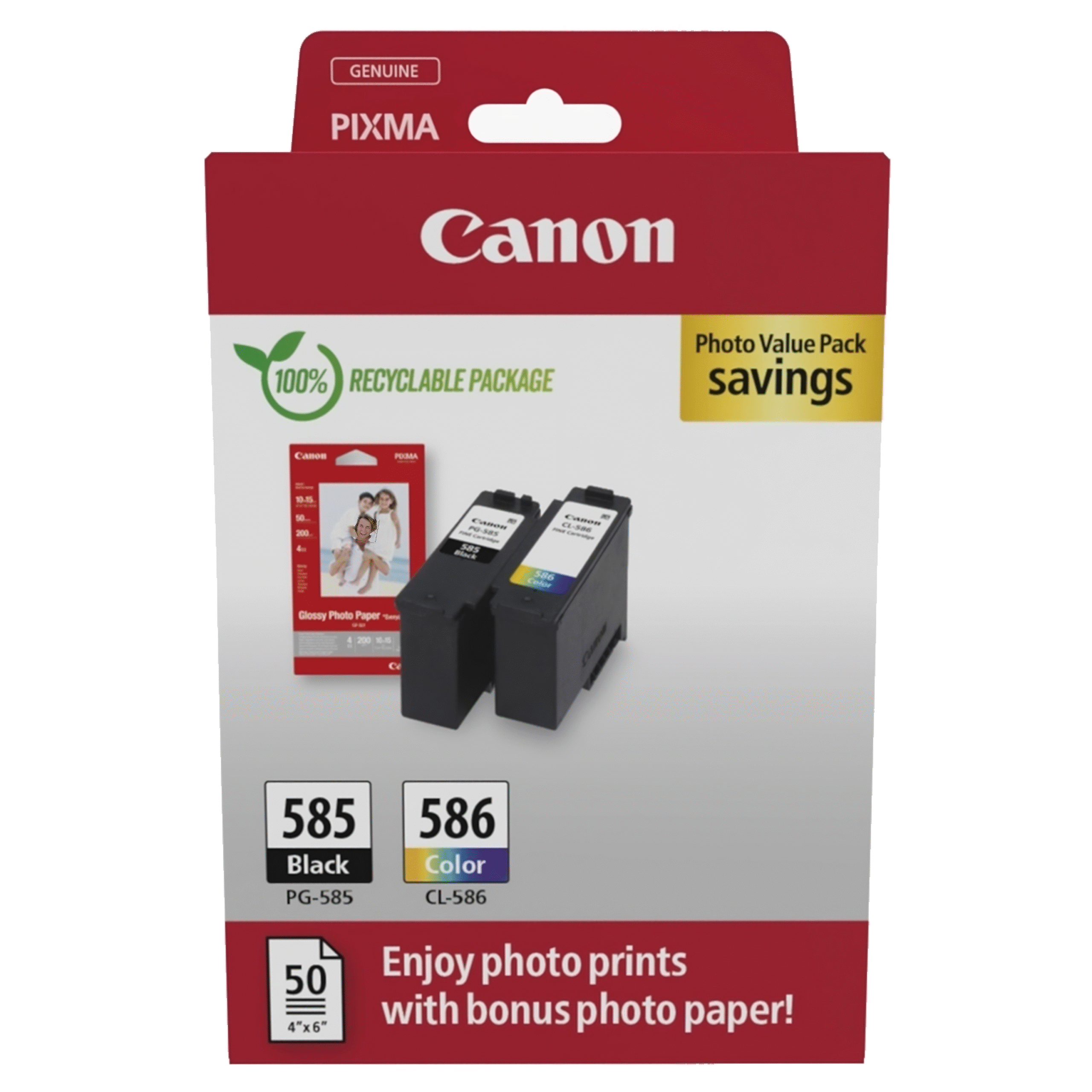 Canon PG585 CL586 Photo Value Pack