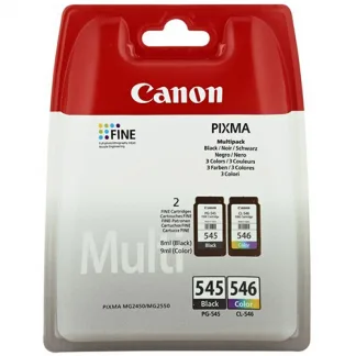 Original Canon PG545 Black & CL546 Colour Ink Cartridges