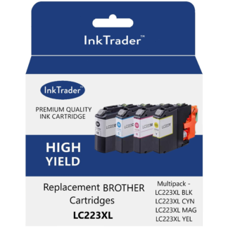 Compatible Brother LC223XL Cyan, Magenta, Yellow & Black Ink Cartridges – Multipack