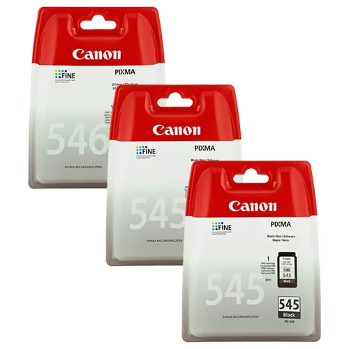 2x Original Canon PG545 Black & 1x CL546 Colour Ink Cartridges