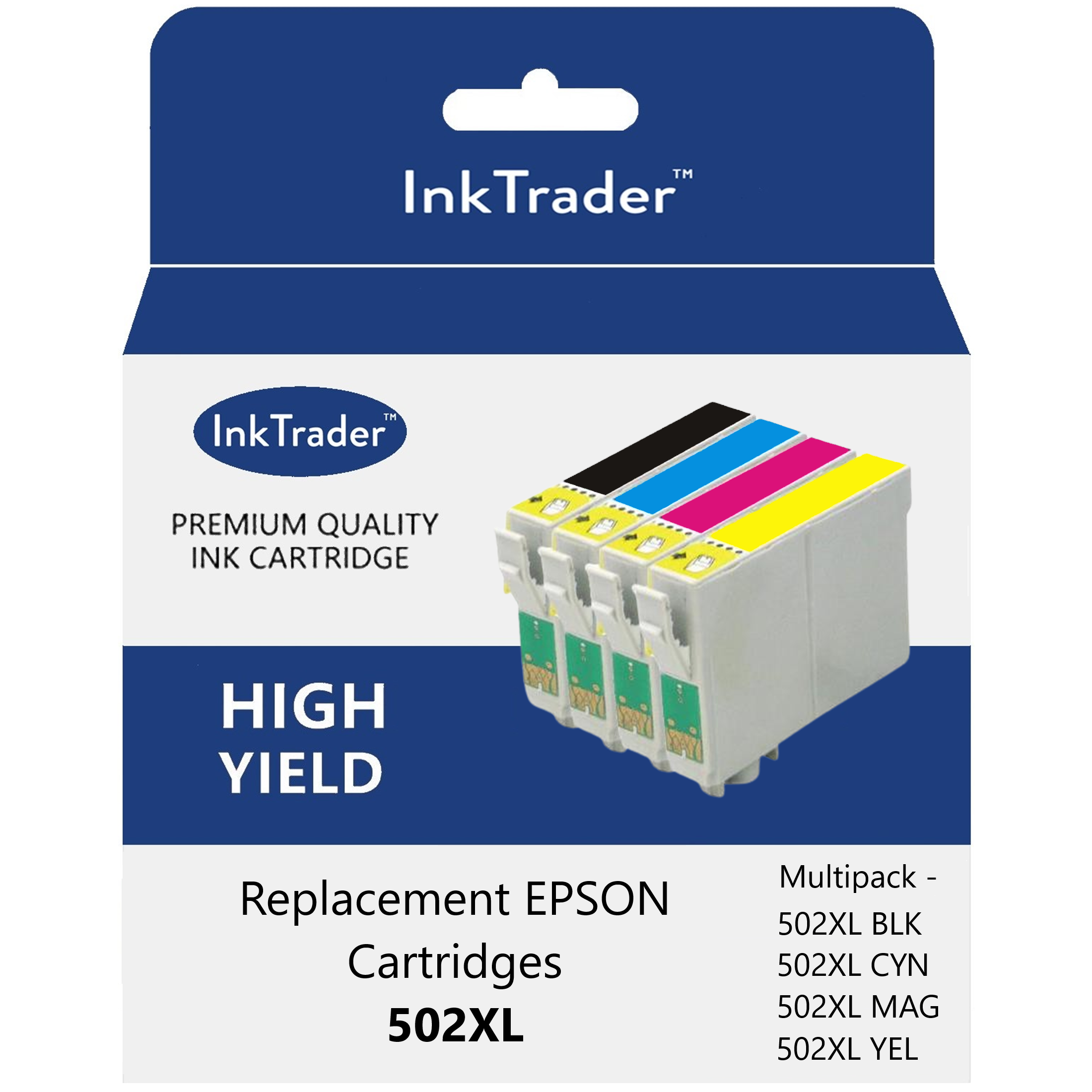 Compatible Epson 502XL Cyan, Magenta, Yellow & Black Ink Cartridges – Multipack