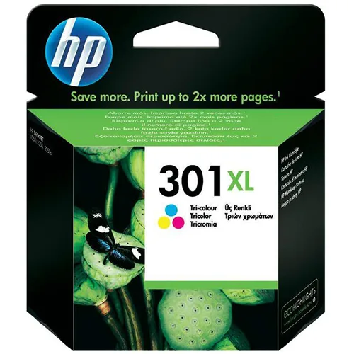 Original HP 301XL High Capacity Tri-Colour Ink Cartridge