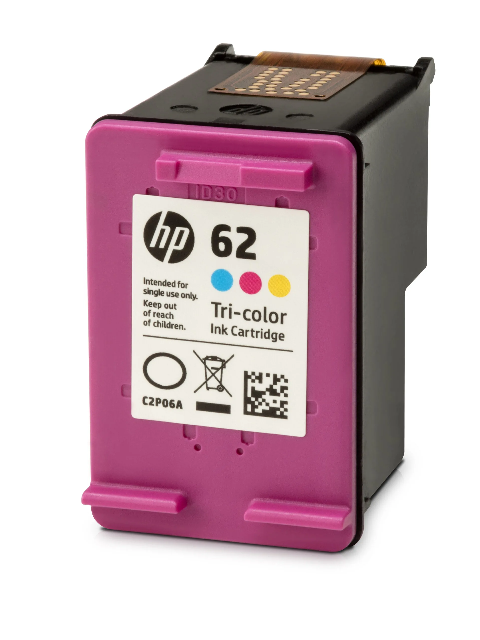 Original HP 62 Colour Ink Cartridge - Image 2