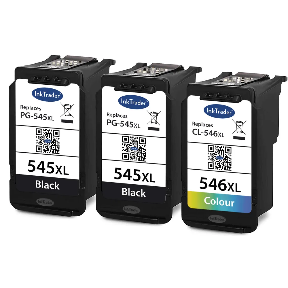 2x PG545XL & 1x CL546XL Remanufactured Canon Ink Cartridges