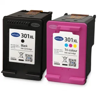 Remanufactured HP 301XL Black & Colour Ink Cartridge Multipack