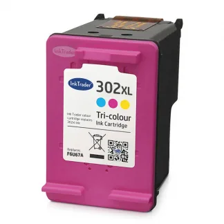 Remanufactured HP 302XL High Capacity Tri-Colour Ink Cartridge