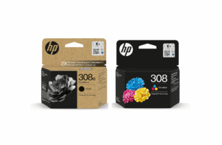 HP 308e XL Black and HP 308 Colour Ink Cartridges Multipack