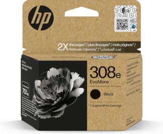 Original HP 308e EvoMore (XL) High Capacity Black Ink Cartridge